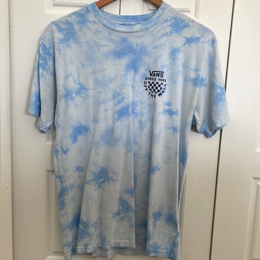 tie dye vans t shirt